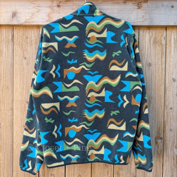 Patagonia Synchilla Snap-T Fleece Pullover Arctic‎ Collage Northern Green Small - Picture 5 of 15